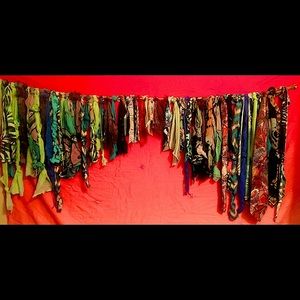 Boho wall decor/ curtains